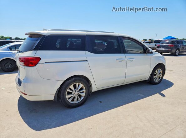 KNDMB5C10G6192802 2016 KIA SEDONA White Tył prawy