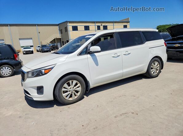 KNDMB5C10G6192802 2016 KIA SEDONA White Przód lewy