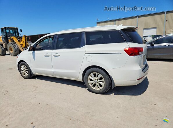 KNDMB5C10G6192802 2016 KIA SEDONA White Tył lewy