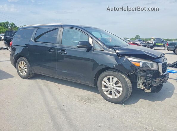 KNDMB5C10G6209226 2016 KIA SEDONA Black წინა მარჯვენა