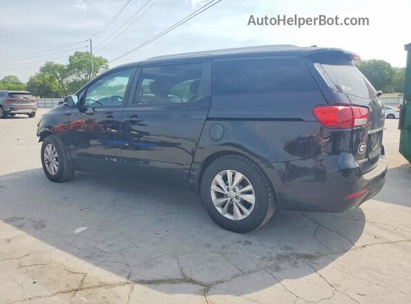 KNDMB5C10G6209226 2016 KIA SEDONA Black უკანა მარცხენა