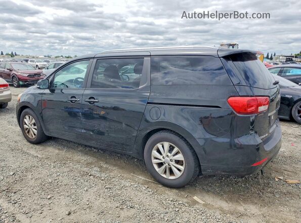 KNDMB5C11G6102346 2016 KIA SEDONA Black Tył lewy