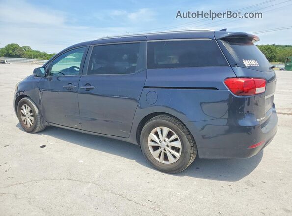 KNDMB5C11G6105666 2016 KIA SEDONA Серый Задняя левая четверть