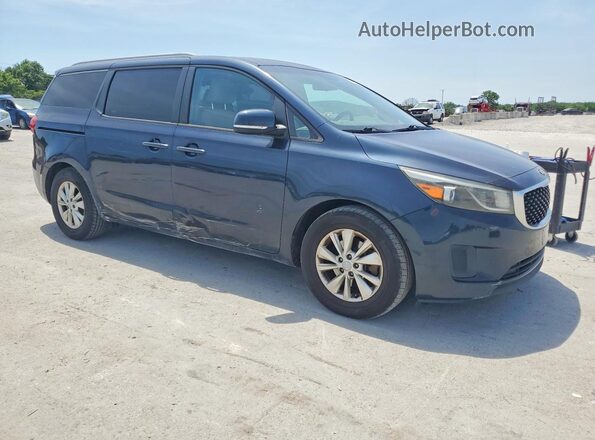 KNDMB5C11G6105666 2016 KIA SEDONA Серый Передняя правая четверть