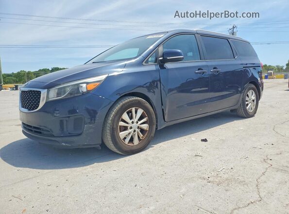 KNDMB5C11G6105666 2016 KIA SEDONA Серый Передняя левая четверть