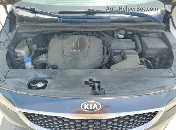 KNDMB5C11G6105666 2016 KIA SEDONA Серый Вид подкапотного пространства