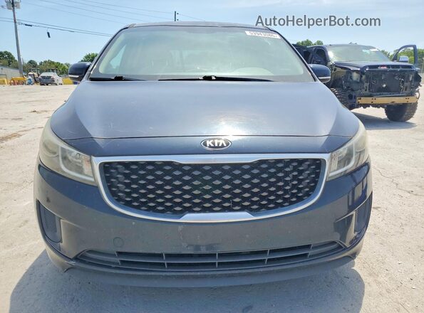 KNDMB5C11G6105666 2016 KIA SEDONA Серый Вид спереди