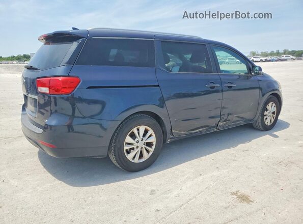 KNDMB5C11G6105666 2016 KIA SEDONA Серый Задняя правая четверть