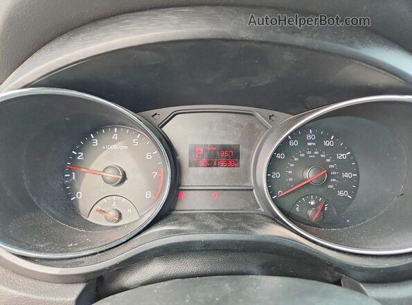 KNDMB5C11G6200163 2016 KIA SEDONA Burgundy Vista del cuadro de instrumentos