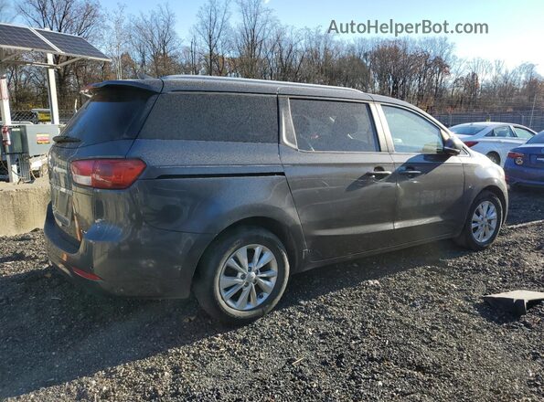 KNDMB5C11G6215875 2016 KIA SEDONA Gray Задня права чверть
