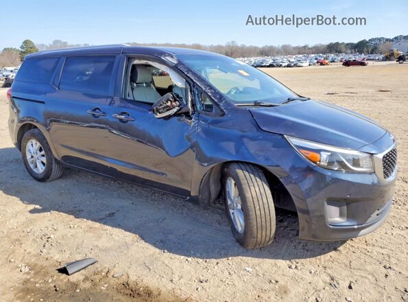 KNDMB5C11H6236517 2017 KIA SEDONA Blue წინა მარჯვენა