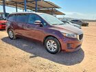 2017 Kia Sedona Lx Burgundy vin: KNDMB5C11H6267427
