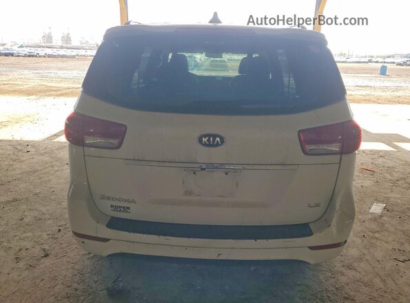 KNDMB5C12G6098677 2016 KIA SEDONA White Vista trasera