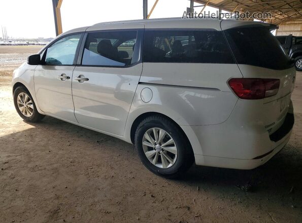 KNDMB5C12G6098677 2016 KIA SEDONA White Trasero izquierdo