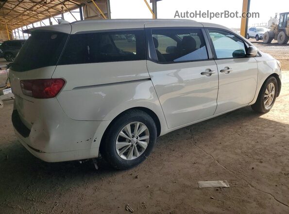 KNDMB5C12G6098677 2016 KIA SEDONA White Trasero derecho