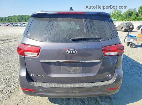 KNDMB5C12G6210569 2016 KIA SEDONA Gray Rear view