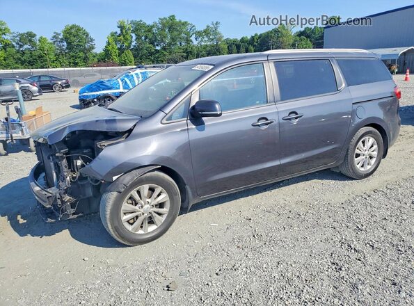 KNDMB5C12G6210569 2016 KIA SEDONA Gray Front left