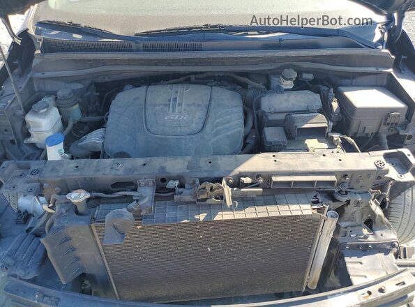KNDMB5C12G6210569 2016 KIA SEDONA Gray Engine compartment view