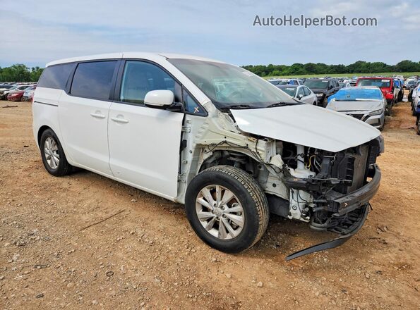 KNDMB5C12H6232623 2017 KIA SEDONA White Передня права чверть