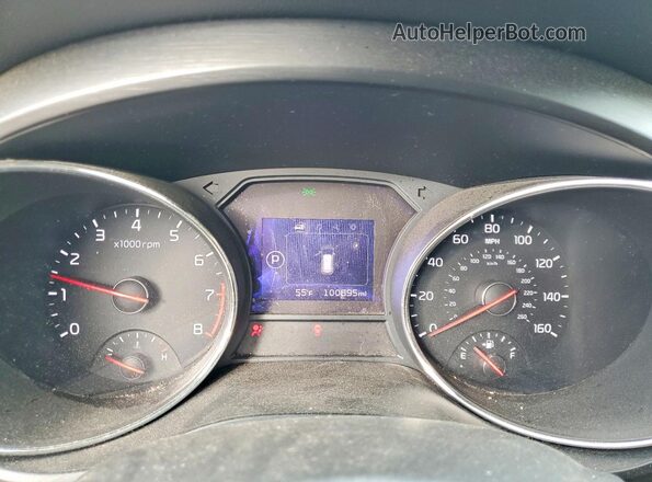 KNDMB5C12H6284737 2017 KIA SEDONA Золотой Вид щитка приборов