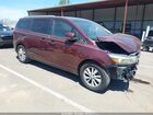 2017 Kia Sedona Lx Brown vin: KNDMB5C12H6328171