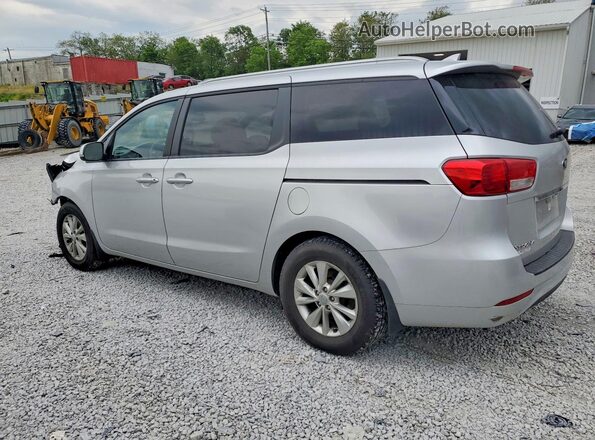 KNDMB5C13G6099711 2016 KIA SEDONA Silver Trasero izquierdo