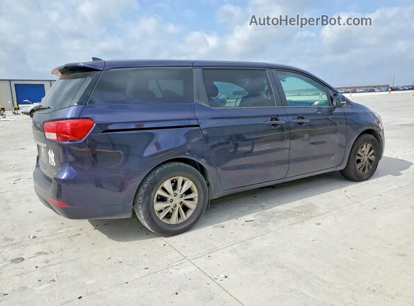 KNDMB5C13J6373559 2018 KIA SEDONA Blue Հետևի աջ