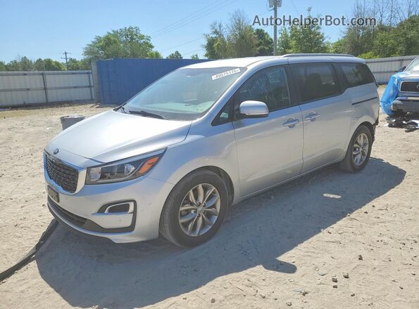 KNDMB5C13K6534204 2019 KIA SEDONA Silver Передня ліва чверть