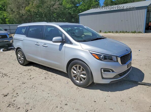 KNDMB5C13K6534204 2019 KIA SEDONA Silver Передня права чверть