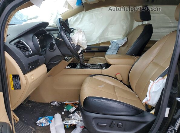 KNDMB5C13L6587678 2020 KIA SEDONA Black Սալոնի դիմացի տեսք