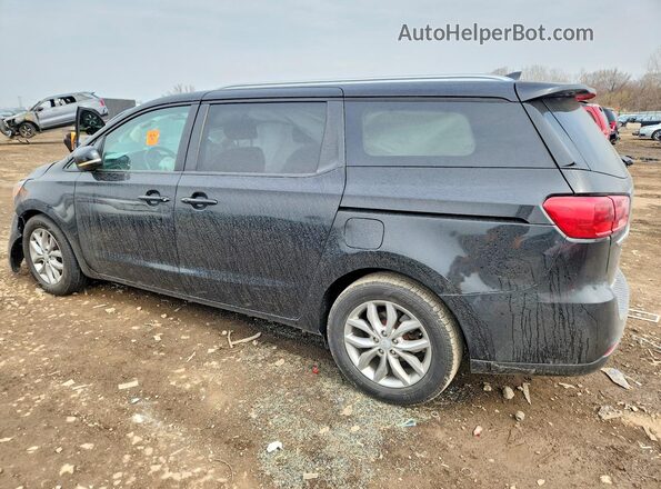KNDMB5C13L6587678 2020 KIA SEDONA Black Հետևի ձախ
