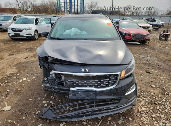 KNDMB5C13L6587678 2020 KIA SEDONA Black Դիմացի տեսք