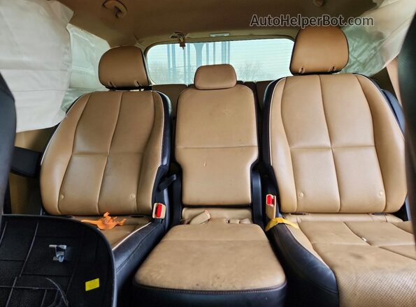 KNDMB5C13L6587678 2020 KIA SEDONA Black Հետևի նստատեղերի տեսք