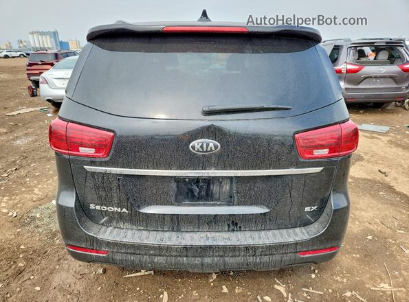 KNDMB5C13L6587678 2020 KIA SEDONA Black Հետևի տեսք