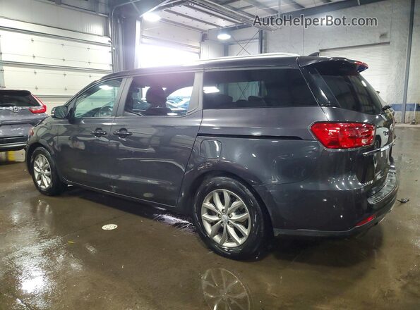 KNDMB5C13M6674174 2021 KIA SEDONA Gray Trasero izquierdo