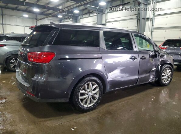 KNDMB5C13M6674174 2021 KIA SEDONA Gray Trasero derecho