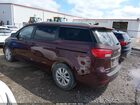 2016 Kia Sedona Lx Maroon vin: KNDMB5C14G6107380