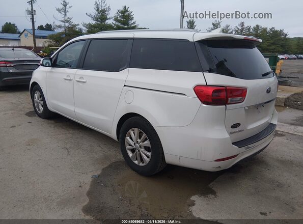 KNDMB5C14G6131615 2016 KIA SEDONA White Tył lewy