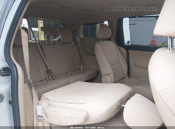 KNDMB5C14G6131615 2016 KIA SEDONA White Widok naklejki z numerem VIN