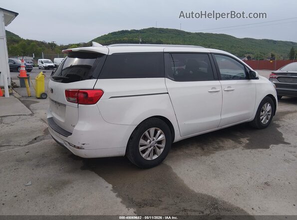 KNDMB5C14G6131615 2016 KIA SEDONA White Tył prawy