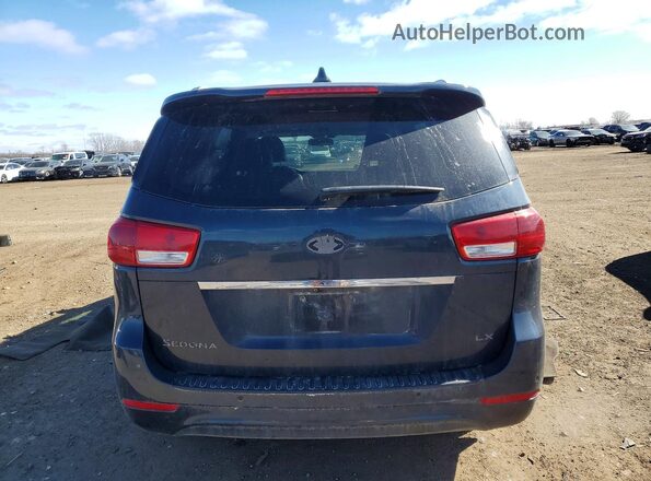 KNDMB5C14G6217068 2016 KIA SEDONA Синий Вид сзади