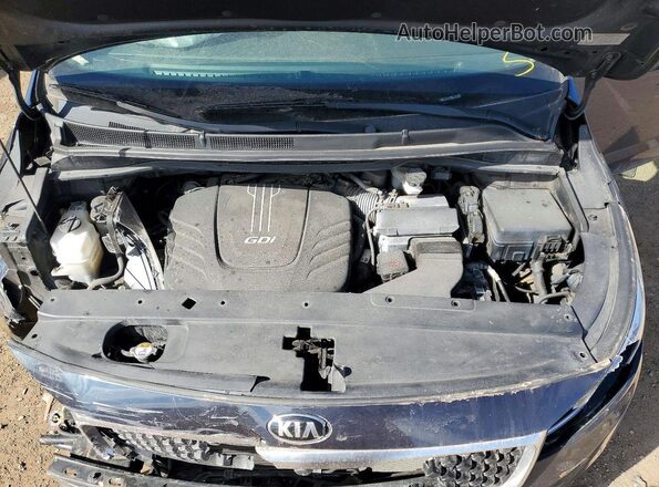KNDMB5C14G6217068 2016 KIA SEDONA Синий Вид подкапотного пространства