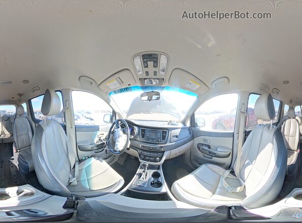 KNDMB5C14G6217068 2016 KIA SEDONA Синий Панорамный вид салона 360°