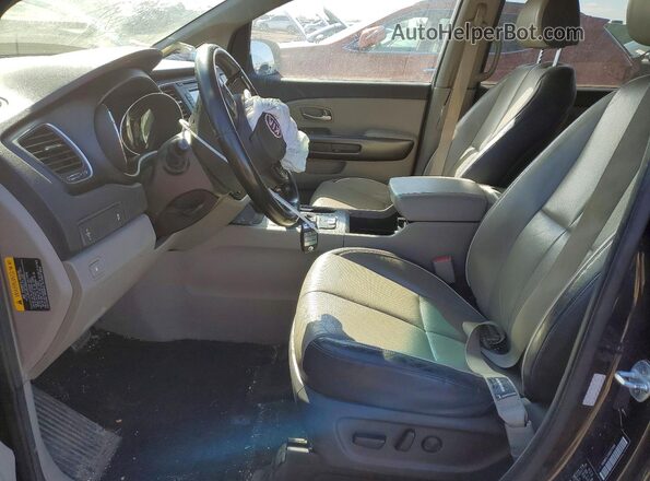 KNDMB5C14G6217068 2016 KIA SEDONA Синий Вид салона спереди