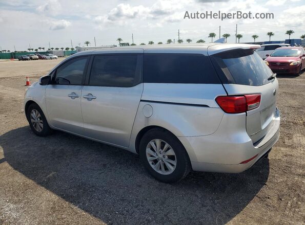 KNDMB5C14H6227293 2017 KIA SEDONA Silver Задня ліва чверть