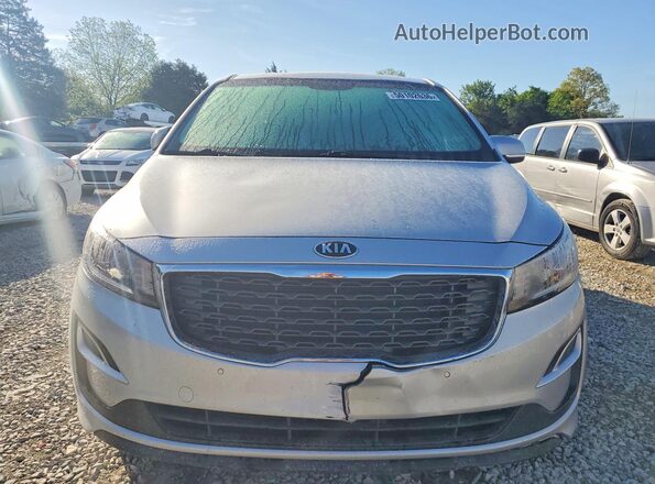 KNDMB5C14L6576219 2020 KIA SEDONA Silver Widok z przodu