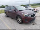 2016 Kia Sedona Lx Burgundy vin: KNDMB5C15G6085633