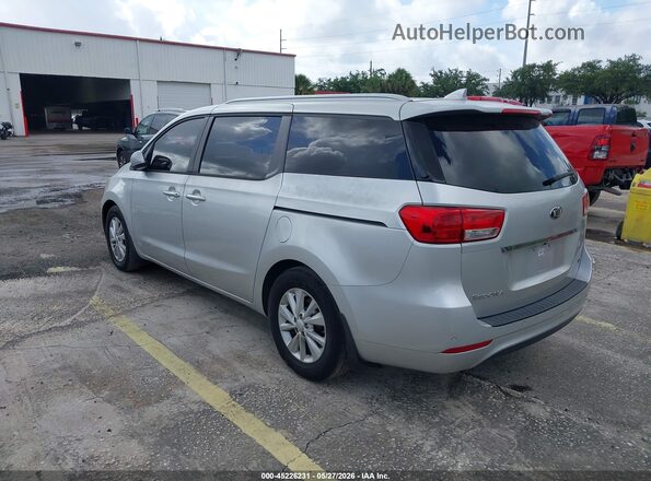 KNDMB5C16G6099654 2016 KIA SEDONA Серебряный Задняя левая четверть