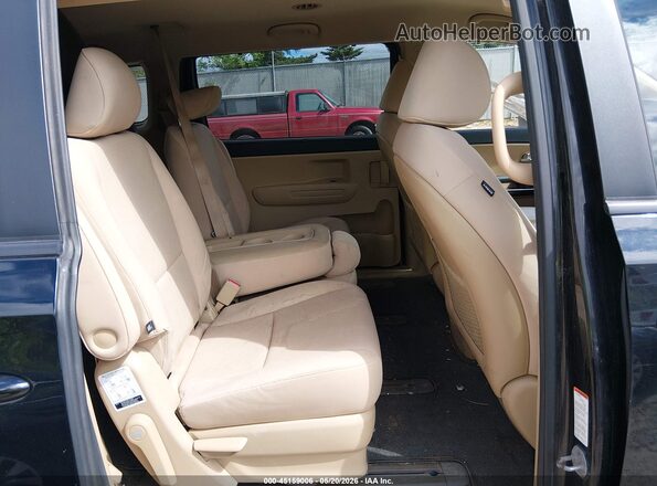 KNDMB5C16G6133818 2016 KIA SEDONA Black VIN კოდის სტიკერის ხედი