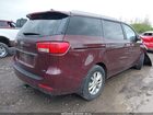 2016 Kia Sedona Lx Burgundy vin: KNDMB5C16G6145242